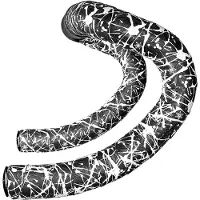 Supacaz Super Sticky Kush Limited Splat Neon Black / White Hanger Tape with Caps || Maat: 3