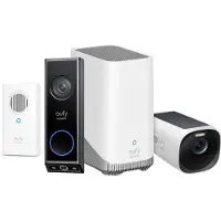 Eufy Security E340 Video Doorbell met chime + HomeBase 3 S380 + eufyCam 3 - Bundelvoordeel