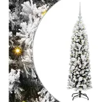 vidaXL Kunstkerstboom Groen 120 cm PVC en Staal en Kunststof