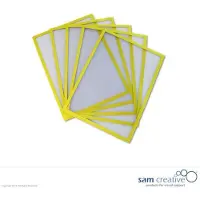 Sam Creative Whiteboard Magneetvenster A4 geel set 5 stuks