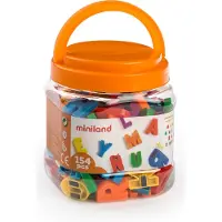 Miniland Magnetic Letters Capital 154 Units Veelkleurig Kinderen