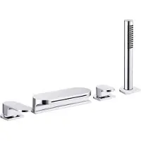 Ravak Chrome - Badrandcombinatie, 4-gats installatie, chroom X070073