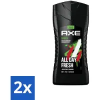 Axe 3-in-1 Douchegel Africa 250 ml - Voordeelverpakking - 2 stuks