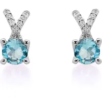 Orphelia 'Maya' Dames 925 Sterling Zilveren Oorbellen - Zilver ZO-7478/AQ