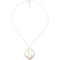 Orphelia 'Lamara' Dames 925 Sterling Zilveren Ketting met Hanger - Zilver/Rosé ZH-7207