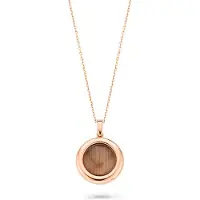 Orphelia 'Isabella' Dames 925 Sterling Zilveren Ketting met Hanger - Roze ZH-7197/BR