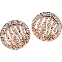 Orphelia Dames 925 Sterling Zilveren Stud Oorbellen - Roze ZO-6031/1