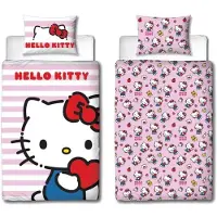 Hello Kitty - dekbedovertrek 140*200 - 63*63 kussensloop - microfiber