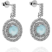 Orphelia 'Rivera' Dames 925 Sterling Zilveren Oorbellen - Zilver ZO-7481/BC