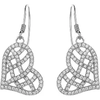 Orphelia Dames 925 Sterling Zilveren Oorbellen - Zilver ZO-5221