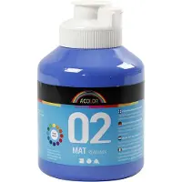 Packlinq Acrylverf Mat, blauw, 500 ml/ 1 fles