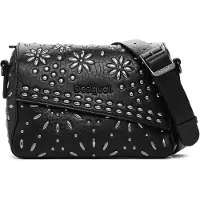 Desigual Handtas 'Metal Dandelion Phuket' zwart