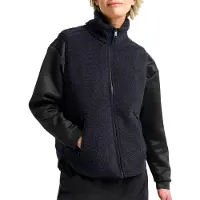 Jack Wolfskin - Women's High Curl Vest - Fleecebodywarmer M, zwart