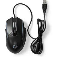 Nedis Gaming muis | (USB, 6-knops, 800-7200 dpi, RGB)
