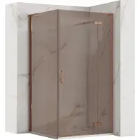 REA Douchecabine Hugo Copper Brush 80x80