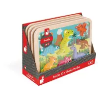 Janod - Chunky Puzzel - Dinosaurus