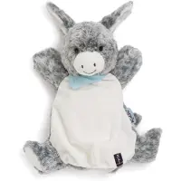 Kaloo Les Amis Donkey Puppet Puppet 30 Cm Wit,Grijs 0-24 Months Kinderen