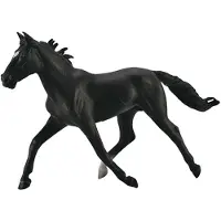 Collecta Standaardbred-hengst, zwarte kleur - Dierenfiguur