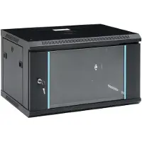 vidaXL Netwerkkast voor aan de muur 6U 19" IP20 600x450x350 mm