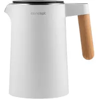 Concept RK-3300 Serie - Elektrische Waterkoker - Biały - Hout Handgreep - 2200W