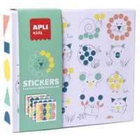 APLI Kids Stickerspel geometrische dieren