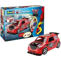 Revell Modelbouwpakket Militaire voertuigen - 00910 Rallye Car with pullback motor - Red - First Construction Plastic - 1:20 - Modelbouw