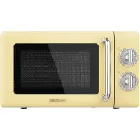 Cecotec ProClean 3010 Retro, Werkblad, Vrijstaande magnetron, 20 liter, 700 watt, Draaibaar, Geel