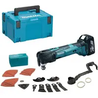 Makita multitool DTM51T1JX2 accu multitool LXT 18V + 1 accu BL1850B + Makpac + accessoires