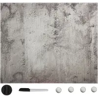 vidaXL Magneetbord wandmontage 40x40 cm glas