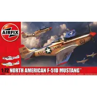 Wittmax Modelbouwpakket Militaire voertuigen - 02047A North American F-51D Mustang Plastic - 1:72 - Modelbouw