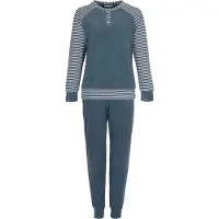 Pastunette Pyjamaset - Katoen/Polyester - Badstof - Blauw - Maat 48