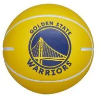 Wilson NBA Dribbler Golden State Warriors Mini Ball WTB1100PDQGOL, Unisex, Geel, basketbal, maat: One size