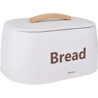 KINGHOFF KH-1947 stalen brooddoos, wit