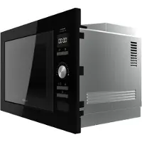 Cecotec Inbouwmagnetron GrandHeat 2590, zwart, 25 liter, grillfunctie, 900 W