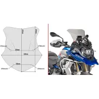 Givi 5124d Bmw R 1200/1250 Gs Adventure&r 1200/1250 Gs Voorruit
