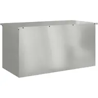 vidaXL Tuinopslagkussenbox, verzinkt staal, 100 x 50,5 x 50 cm, 220 liter