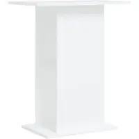 vidaXL Aquariumstandaard 60,5x36x72,5 cm bewerkt hout wit