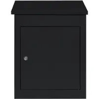 MonsterShop Zwarte Antidiefstal Brievenbus