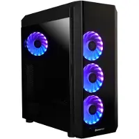 Chieftec PC-behuizing - Scorpion - III - Zwart - Gepolariseerd glas - Modern ontwerp