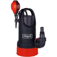 Scheppach DWP750 - Dompelpomp - 750W - 20.000 L/h - Vuilwater