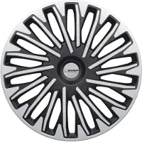 Michelin Wieldoppen Soho - 16 inch - NVS systeem - Zilver Zwart (4 stuks)