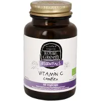 Royal green Vitamin C Complex BIO | 60 Capsules | Vitamine C uit biologische amla met maitake, reishi en shiitake extracten (60 Capsules)
