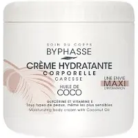 Byphasse Hydraterende crème voor het lichaam - - Caresse - Kokosolie - 500 ml - Vegan
