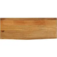 vidaXL Tafelblad met natuurlijke rand 80x20x2,5 cm massief mangohout