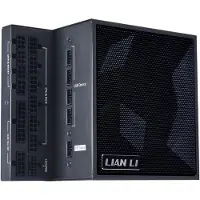 Lian Li EDGE 1000W Black - Voeding - ATX12V 3.0, ATX12V 3.1 - 80 PLUS Platinum - 1000 Watt - Modulair - 100-240V - Actieve PFC - PCIe 5.1 - 120mm FDB Fan - L-vormig - USB-Hub 4x USB 2.0 - zwart