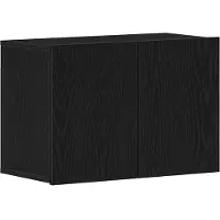 vidaXL Tv-meubel 60x30x41 cm bewerkt hout zwart eikenkleurig
