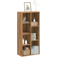 vidaXL Boekenkast 50x25x105 cm bewerkt hout artisanaal eikenkleurig