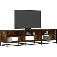 vidaXL Tv-meubel 180x40x46 cm bewerkt hout gerookt eikenkleurig
