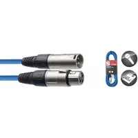 Stagg SMC6CBL XLR Blauw