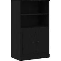 vidaXL Buffetkast Zwart Eiken 60 x 35.5 x 103.5 cm Bewerkt hout